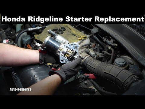 How to replace starter on Honda Ridgeline