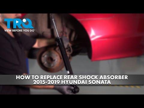 How to Replace Rear Shock Absorber 2015-2019 Hyundai Sonata