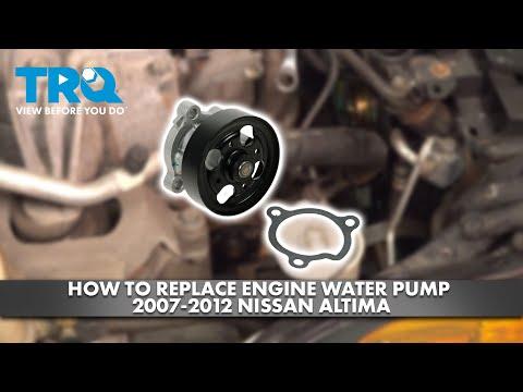 How to Replace Engine Water Pump 2007-2012 Nissan Altima