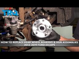 How to Replace Rear Wheel Bearing & Hub Assemblies 2013-2019 Ford Escape