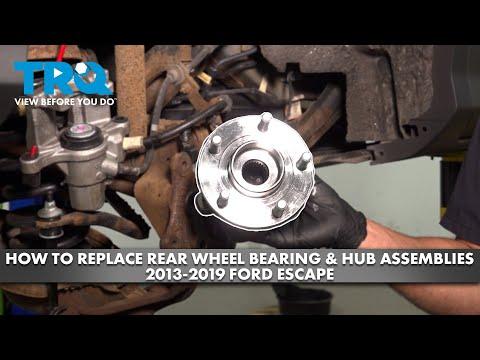 How to Replace Rear Wheel Bearing & Hub Assemblies 2013-2019 Ford Escape