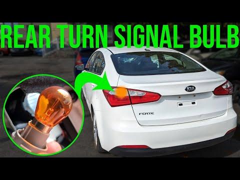 How to Replace Rear Turn Signal Bulb - Kia Forte (2014-2016)