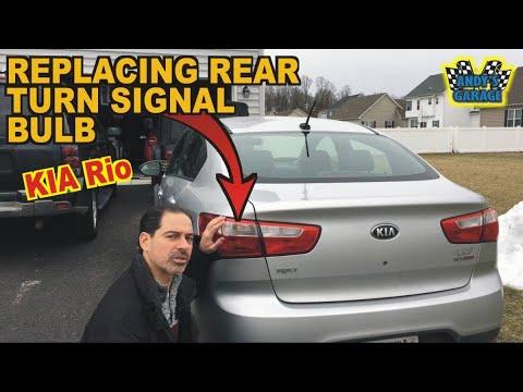 How To Replace Rear Turn Signal Bulbs - KIA Rio (Andy’s Garage: Episode - 316)