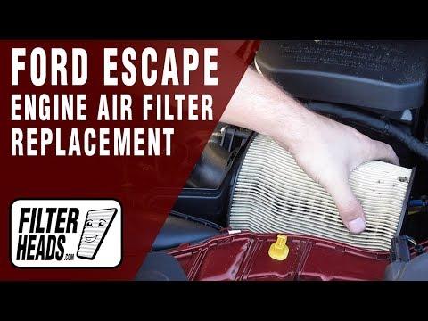 How to Replace Engine Air Filter 2014 Ford Escape L4 1.6L | TA36149, AF6908