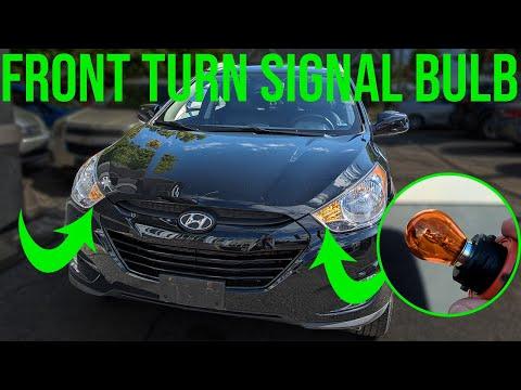How to Replace Front Turn Signal Bulb - Hyundai Tucson (2010-2015)