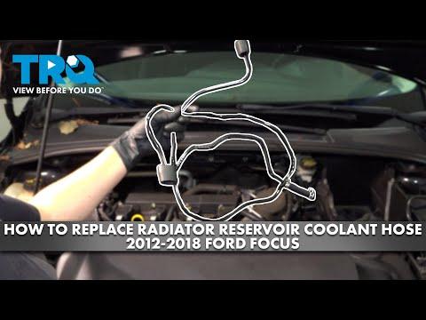 How to Replace Radiator Reservoir Coolant Hose 2012-2018 Ford Focus