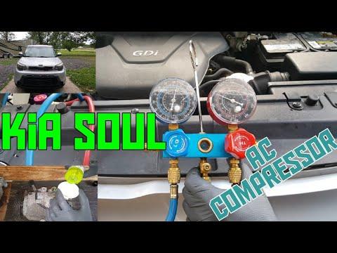 How to Replace the A/C Compressor on a 2018 Kia Soul (R-134a System)