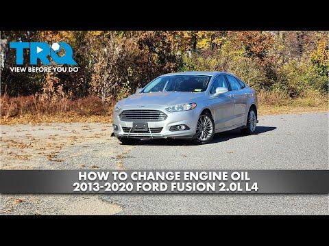 How to Change Engine Oil and Filter on a 2010-2020 Ford Fusion 2.5L (Engine: Inline 4 2.5L)