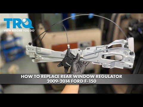 How to Replace the Rear Window Regulator on a 2012 Ford F-150