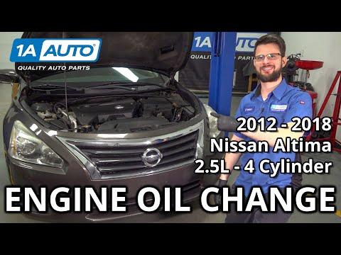 How to Change Engine Oil 2012-2018 Nissan Altima 2.5L