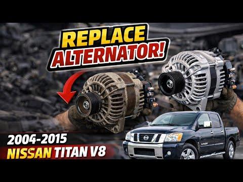 How to Replace the Alternator on a 2016 Nissan TITAN XD 5.6L V8