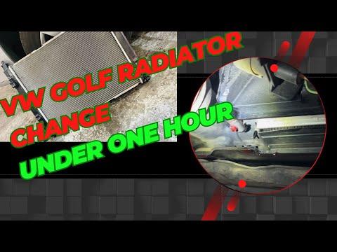 VW golf Coolant leak #Replace radiator VW golf