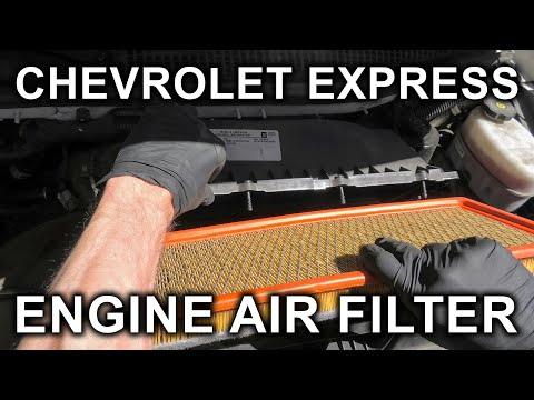Chevrolet Express / GMC Savana - Engine Air Filter Replacement.