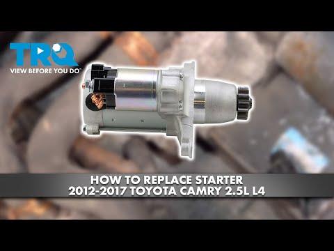How to Replace the Starter Motor on a 2002-2017 Toyota Camry (Engine: Inline 4 2.5L)