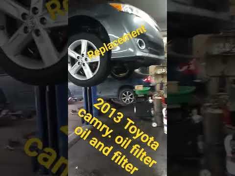 2013 Toyota camry se oil and filter replacement