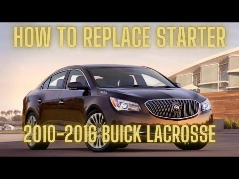 How to replace starter 2010-2016 Buick Lacrosse 3.6 V6(CHECK DESCRIPTION)