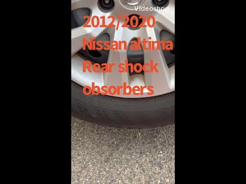 How to Replace Rear Shock Absorbers on a 2019-2025 Nissan Altima