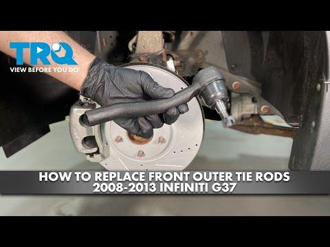 How to Replace the Outer Tie Rod End on a 2014-2019 INFINITI Q50