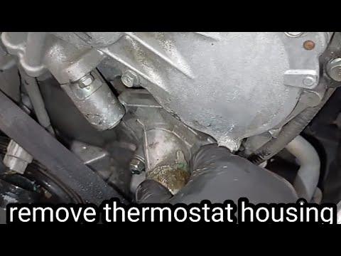 thermostat housing replacement on a Infiniti