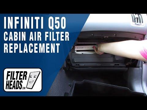 How to Replace the Cabin Air Filter on a 2014-2024 INFINITI Q50 (Step-by-Step Guide)
