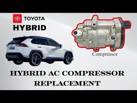 HYBRID CAR AC COMPRESSOR REPLACEMENT, HYBRID AC COMPRESSOR.