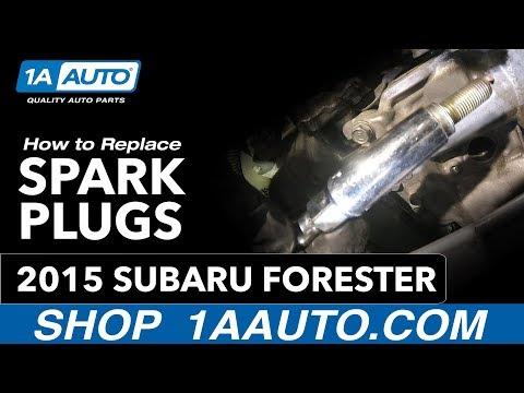 How to Replace Spark Plugs on a 2011-2018 Subaru Forester 2.5L (Engine: Flat 4 2.5L)