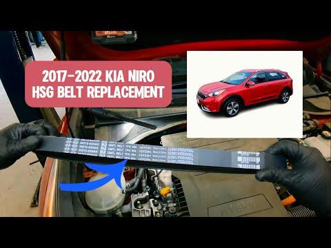 How to Replace the Serpentine Belt on a 2017-2019 Kia Niro (Hybrid) (Engine: Inline 4 1.6L)