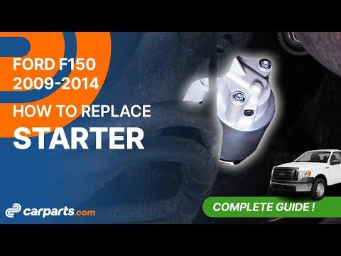 How to replace the Starter 2009-2014 Ford F150 ⚡