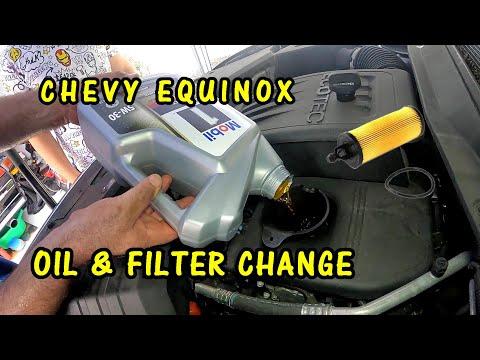 How to Change the Engine Oil and Oil Filter on a 2011-2017 Chevrolet Equinox (Engine: V6 3.6L)