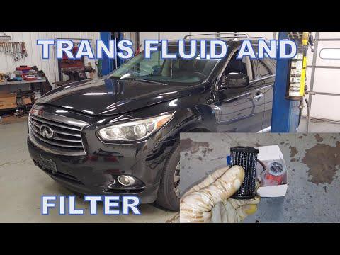 Infiniti QX60 transmission fluid and filter replacement