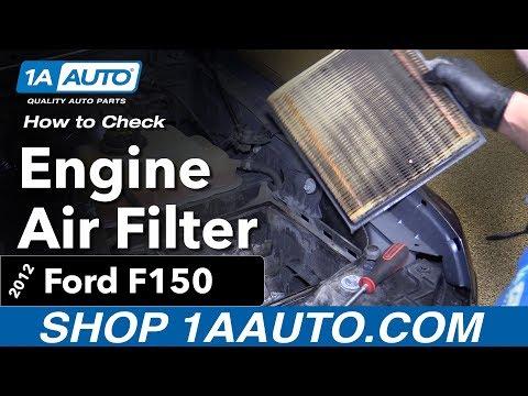 How To Replace Engine Air Filter 09-14 Ford F-150
