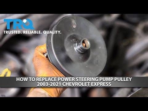 How to Replace the Power Steering Pump on a 2007-2016 GMC Savana 2500 (Engine: V8 6.6L)