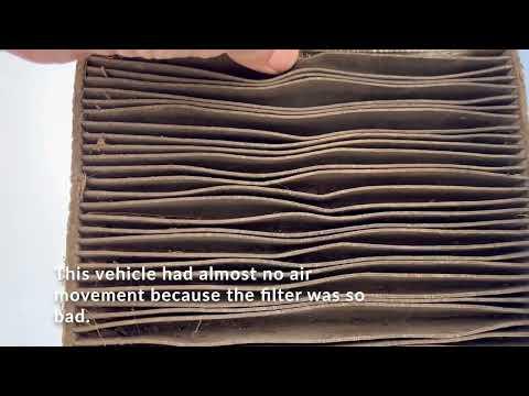 How to replace a 2015 Ford Escape Cabin Air Filter.