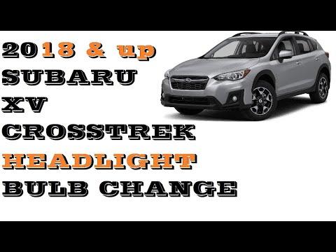 Headlight bulb replacement in Subaru XV Crosstrek 2018+