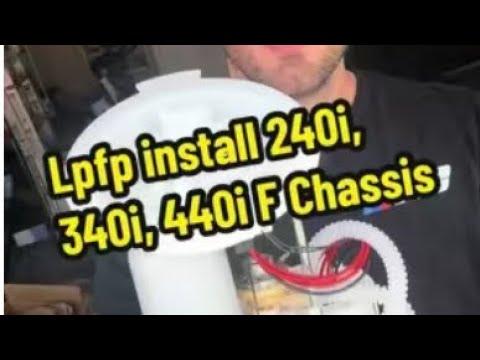 Low pressure fuel pump install BMW 240i 340i 440i F chassis