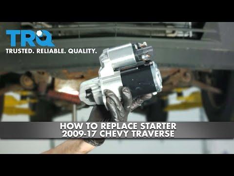 How to Replace the Starter Motor on a 2012-2017 Chevrolet Traverse (Step-by-Step) (Engine: V6 3.6L)